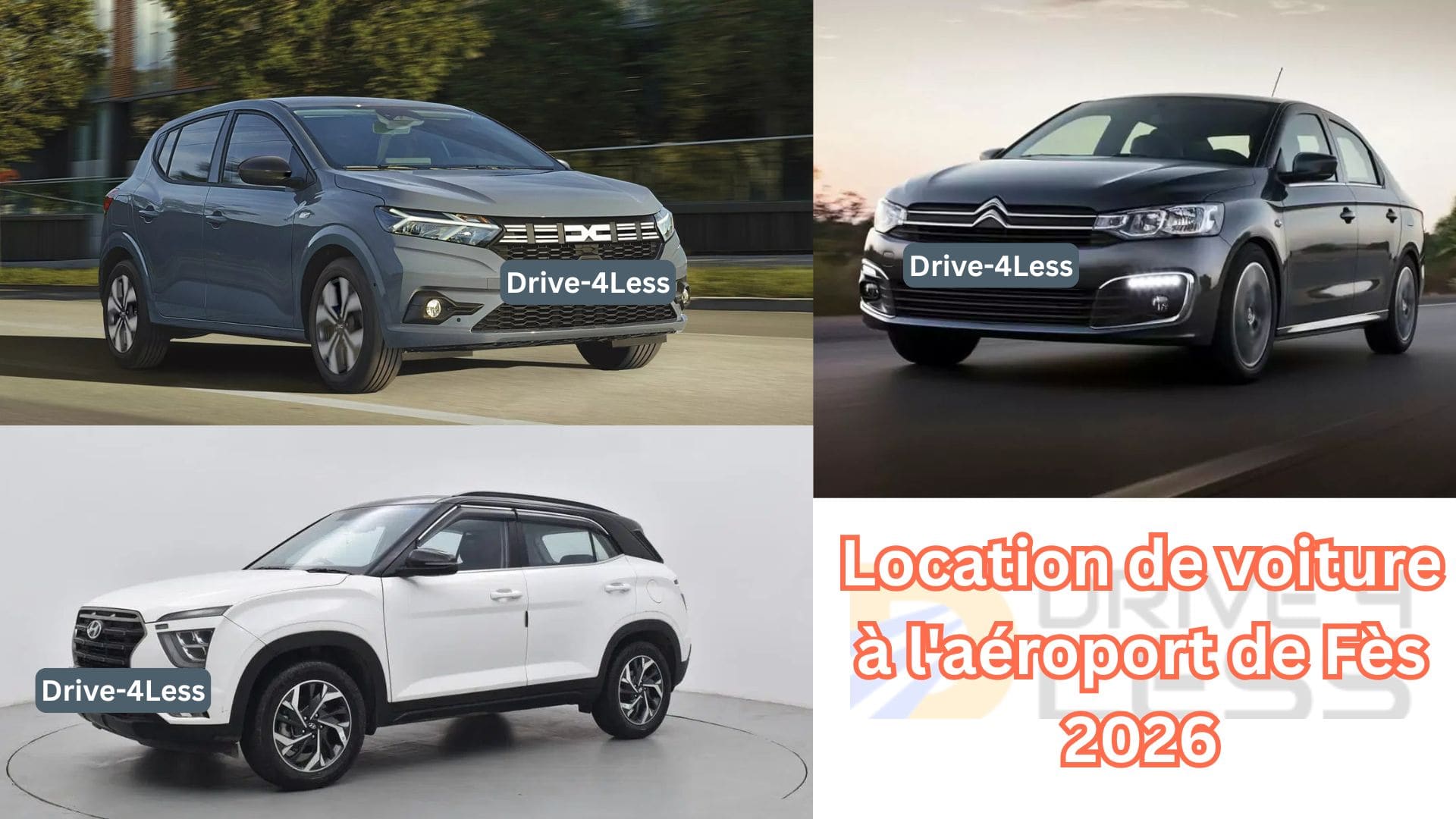 Location de voiture à l'aéroport de Fès 2026
