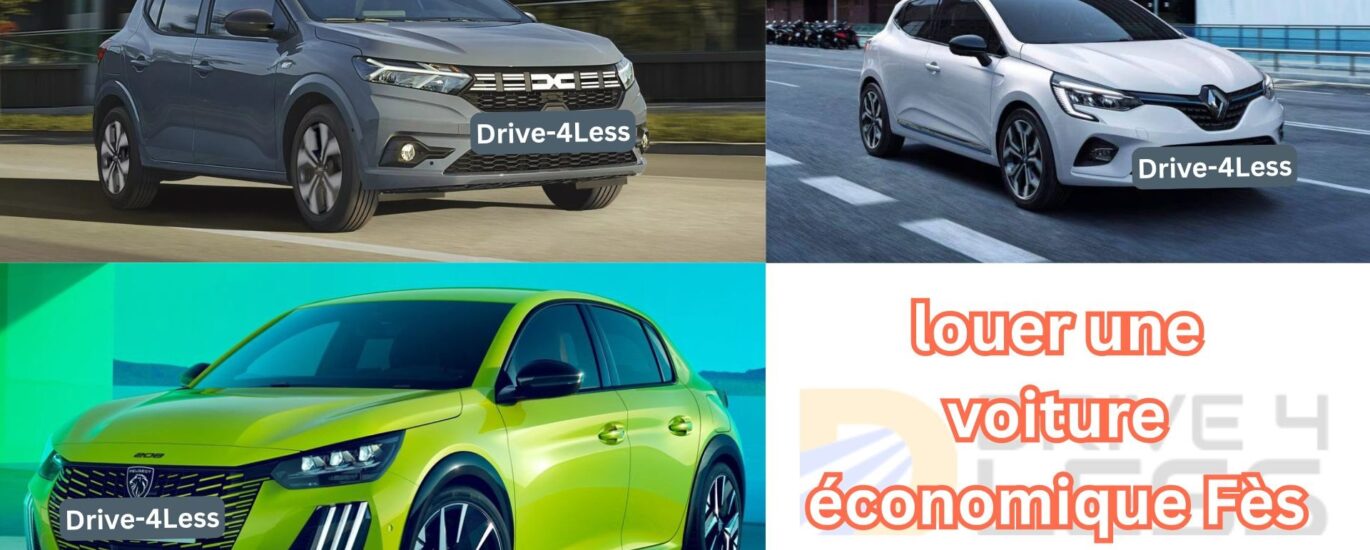 louer une voiture économique Fès centre-ville