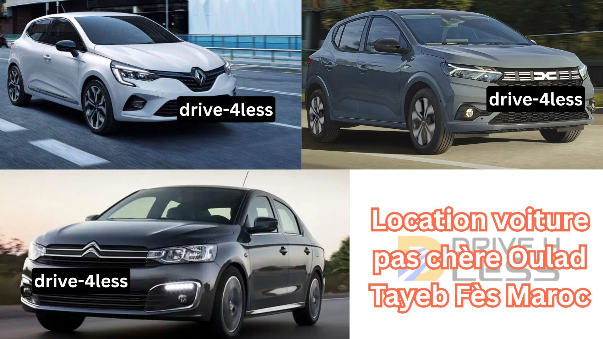 Location voiture pas chère Oulad Tayeb Fès Maroc