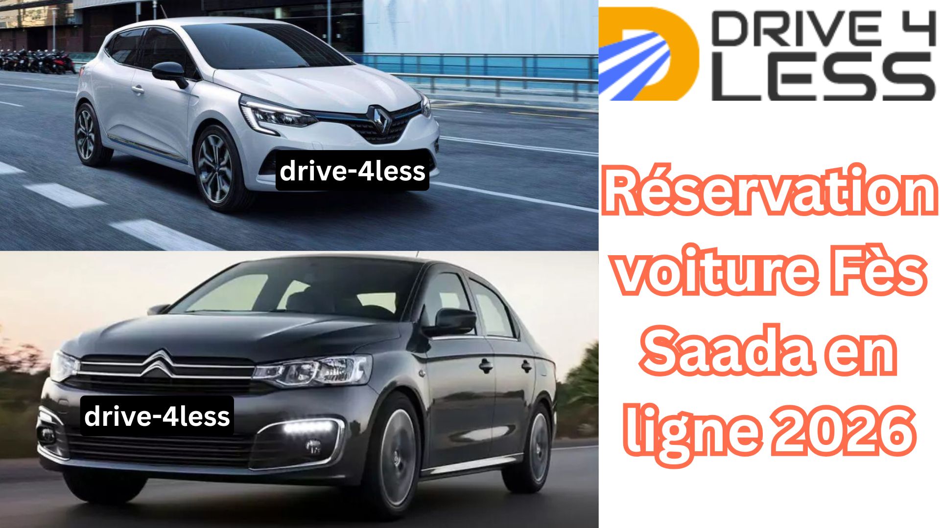 Réservation voiture Fès Saada en ligne 2026