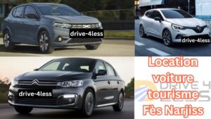 Location voiture tourisme Fès Narjiss 2026